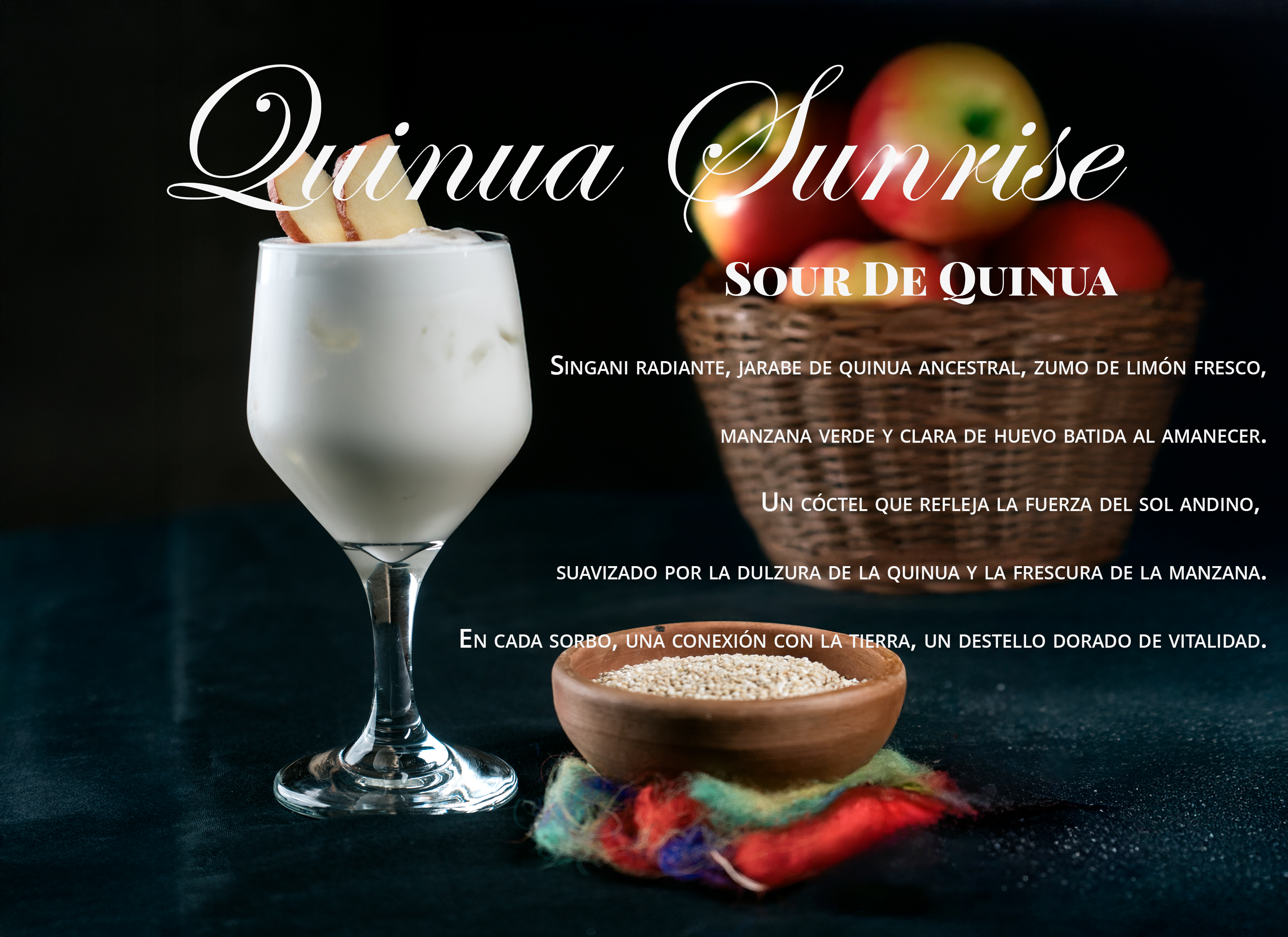 quinua sunrise menu tragos